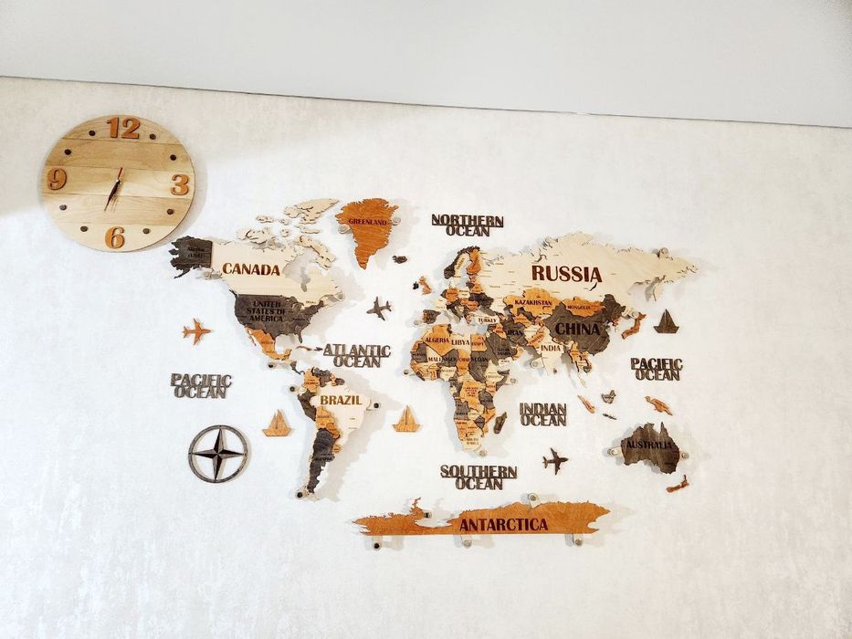 3D, karta mira, dunyo xaritasi 3Д, карта мира, дунё харитаси декор рем