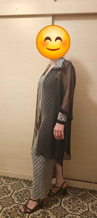 Rochie de gala dantela cu blazer de voal Cabrini (Italy) mar M