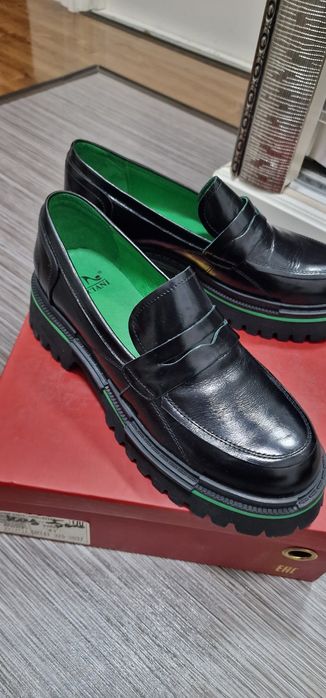 Туфли  (лоферы)женские кожаные