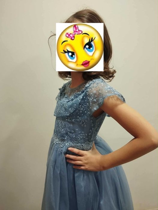 Нова Официална синя рокля