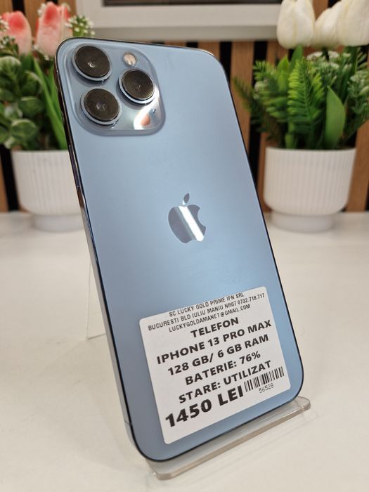 Iphone 13 Pro Max 128GB / 6GB RAM 76% Baterie Garantie! #56528