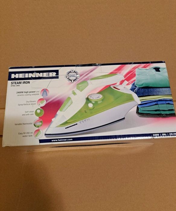 Fier de calcat Heinner Dyna calcator verde nou sigilat