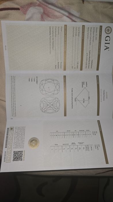 Inel Platina cu Diamant natural 1.01 Ct