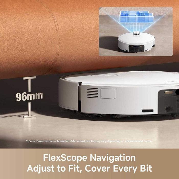 Робот Прахосмукачка + Станция MOVA Z60 Ultra Roller 26 000 Pa, HydroForce Wash, Самоизпразване, FlexScope радар, MaxiReach, All-in-One станция!