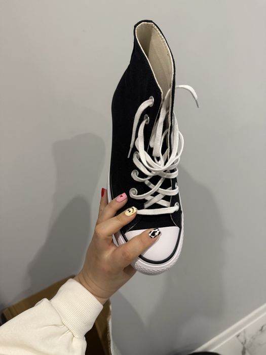 Converse Кецове Chuck Taylor All Star Lift Ні, Черен ЧИСТО НОВИ 39.5