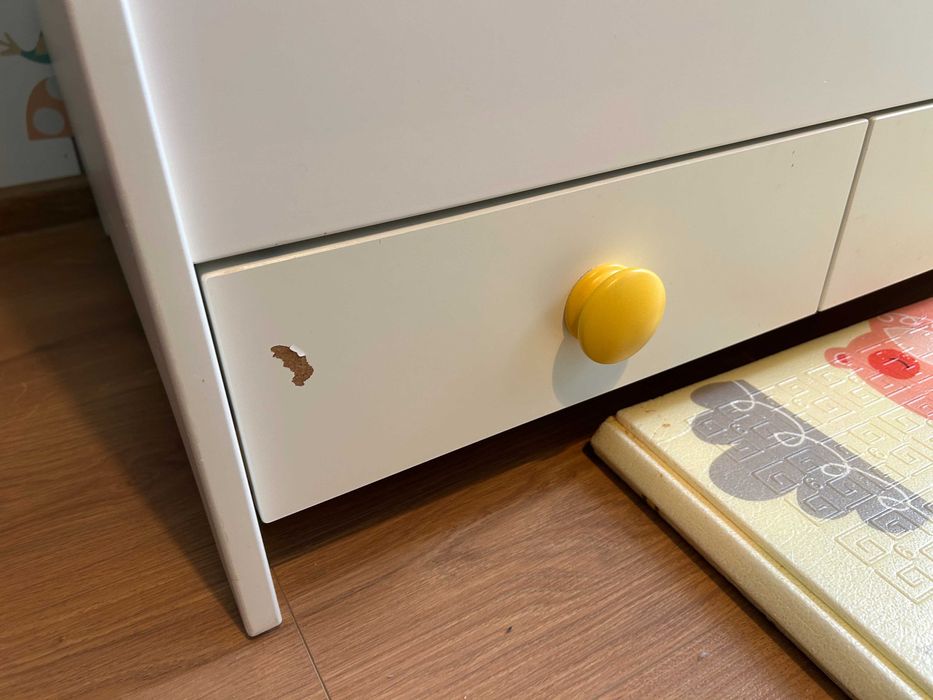 Ikea Креватче Gonat с три степени и матрак с калъфка