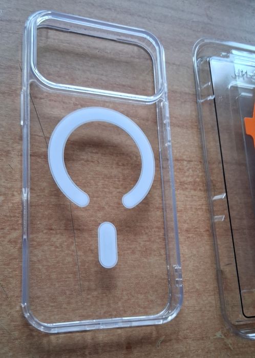 Husa Ultra Hybrid MagSaffe iPhone 17 Pro Max! Cablu si folie.