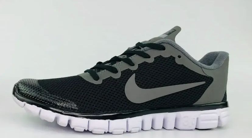 Кроссовки Nike Free Run 3.0 (Black/Grey)