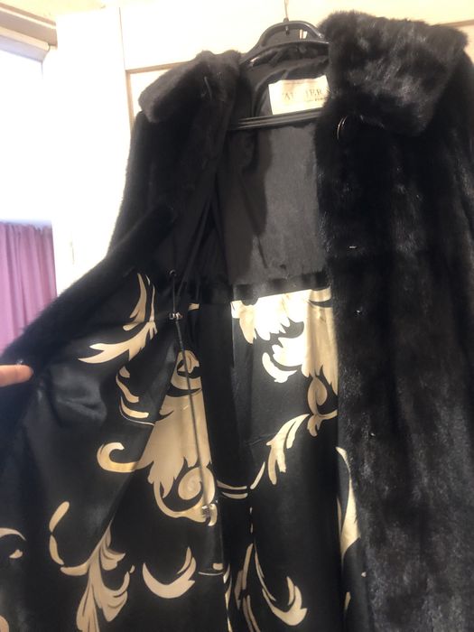 Шуба норковая цельная