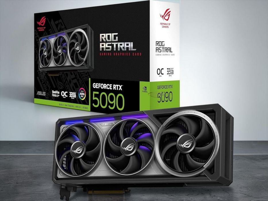ASUS ROG Astral GeForce RTX 5090 32GB GDDR7 OC Edition Aura Sync White ЧИСТО НОВА!