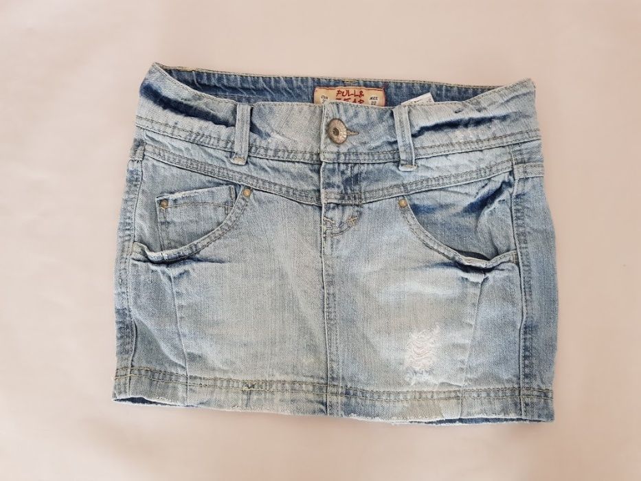 Set 3 fuste 11/13 ani,Next,NafNaf,Pull&Bear,toate 45 lei