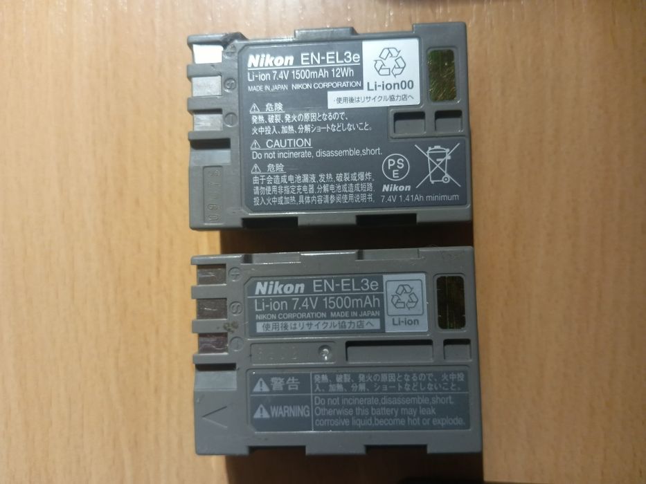 Аккумуляторы en-el 3e nikon