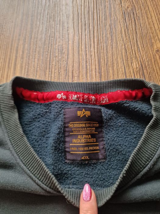 Страхотен мъжки суитчър ALPHA INDUSTRIES размер 4XL