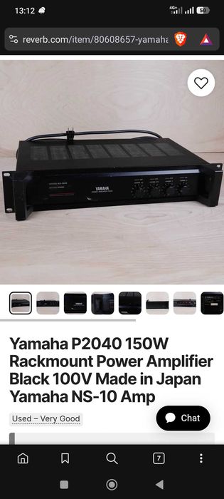 Vând Yamaha P2040 Stereo Power Amplifier 2/4ch Audio 75W Good în stare buna funcționare 10/10 vând doar in buzau cu proba desigur