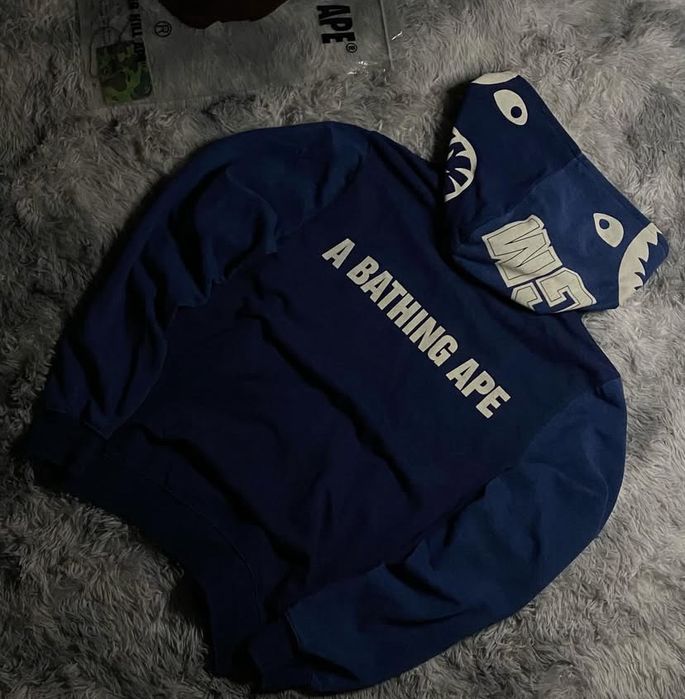 bape indigo cheonggye shark