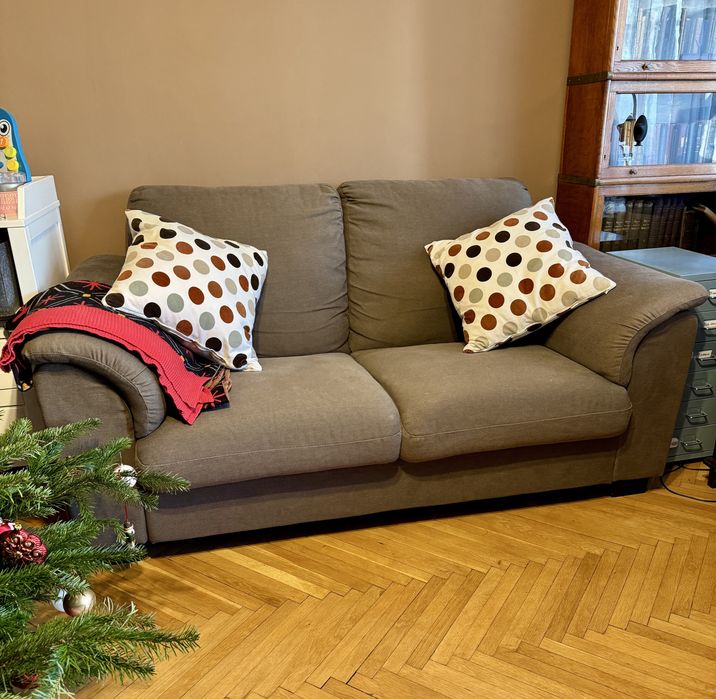 Canapea IKEA Tidafors 2 locuri – maro, stare foarte bună