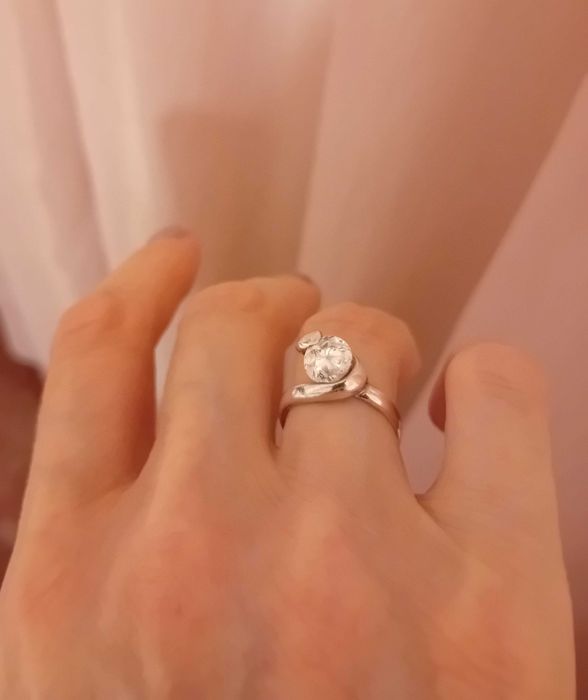 Дамски сребърен пръстен проба 925