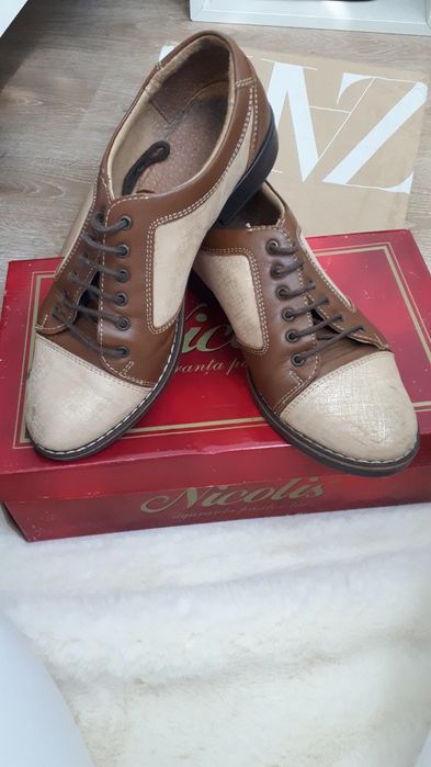 Pantofi piele naturală