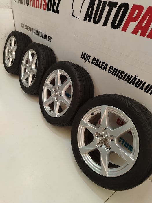 Jante Aliaj Audi A4 B8 A5 R17 225 50 Orginale Anvelope vara ET 45 7.5J