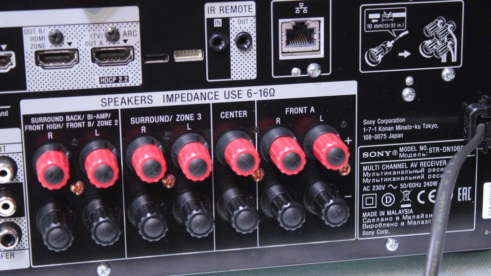 Sony STRDN1060 ,7.2,BT,Hi-Res/WiFi/Network/AV Receiver.