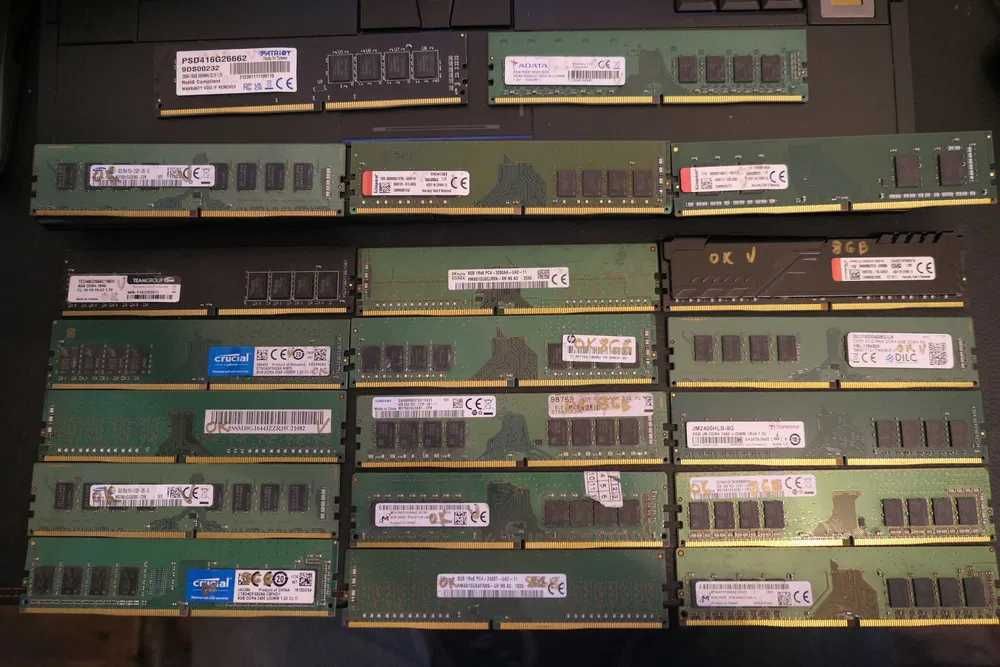 GSKILL Ripjaws 8 Giga Memorie PC 16 GB Ram Ddr4 T-Force Vulcan Z ADATA