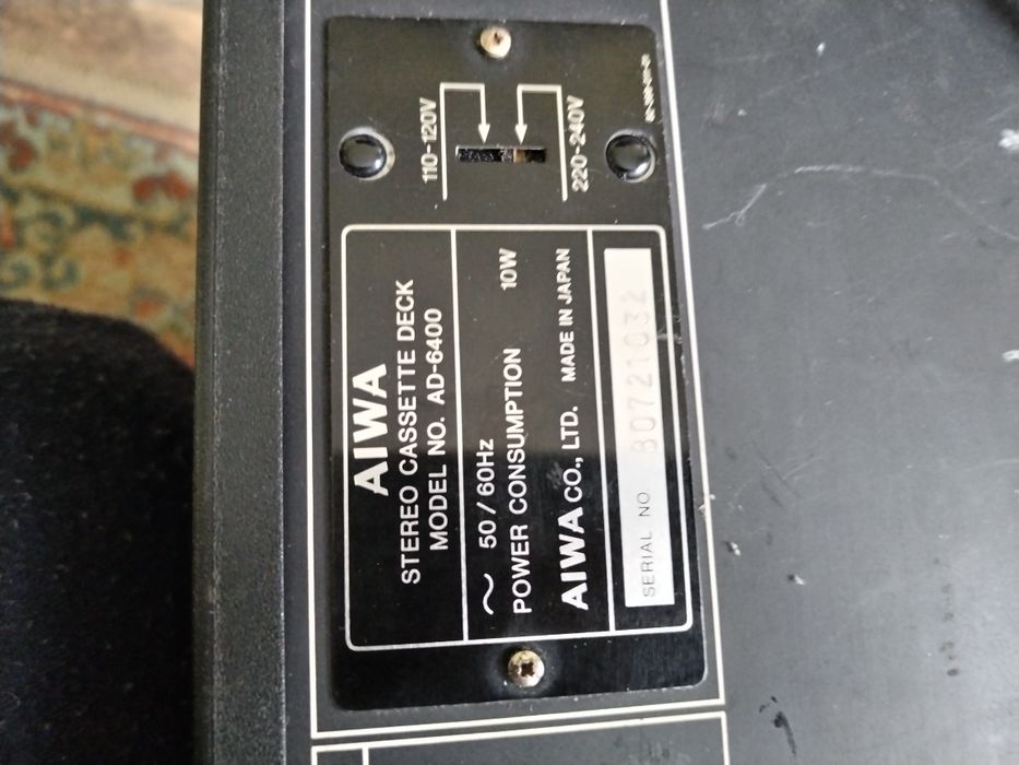 Deck Aiwa model D-6400  japonez