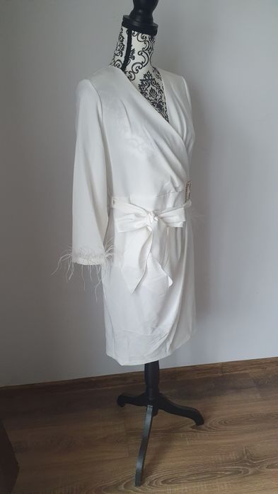 Rochie alba de eveniment marimea 40