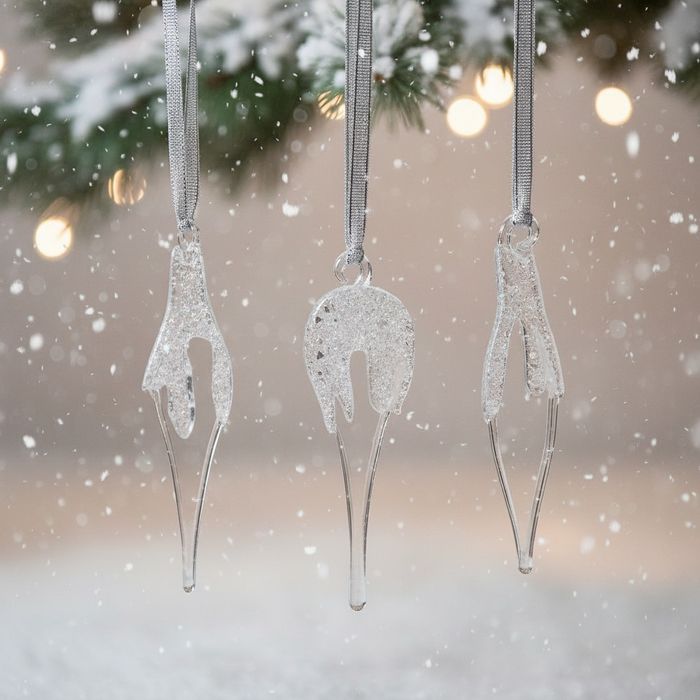 Ёлочные игрушки из эпоксидной смолы