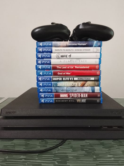 PS 4 pro cu jocuri