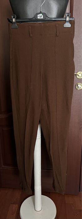 Pantaloni leggings vintage cu talie inalta
