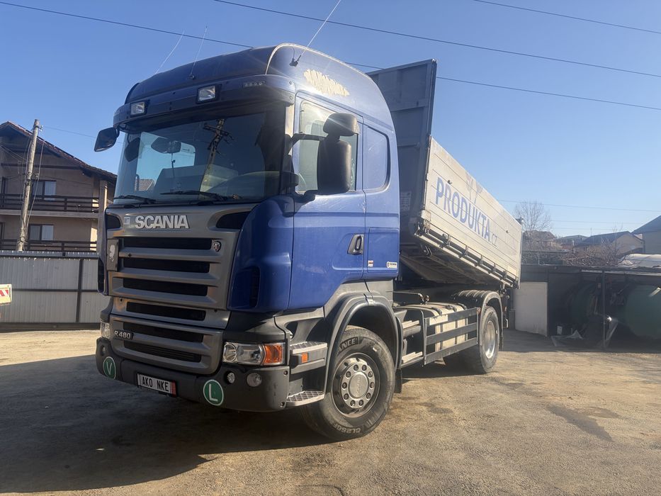 Vand scania basculabila pe 3 parti 4x2