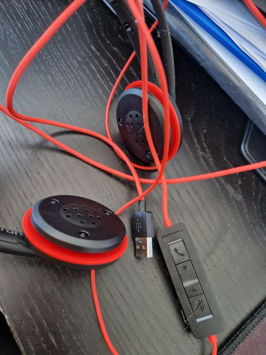 Casti Polycom Plantronocs PLT blackwire conectare USB A