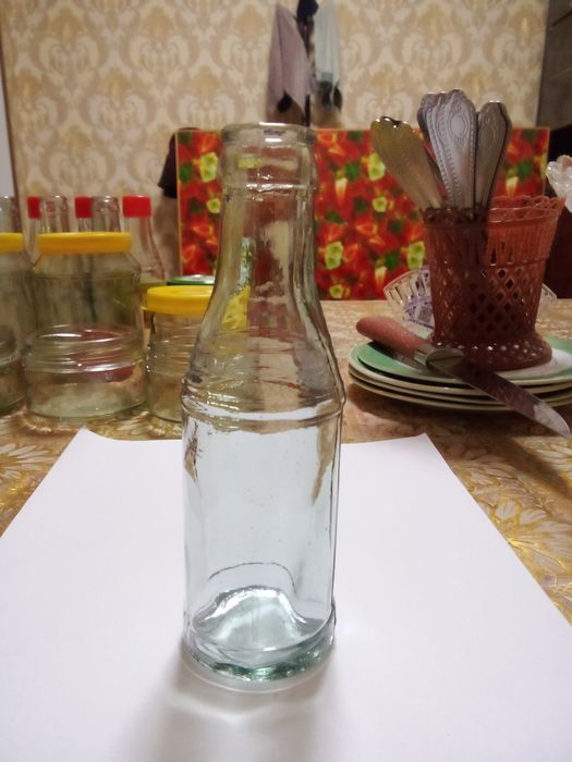 Shisha mahsulotlari: Asal banka,Uksus idishlari