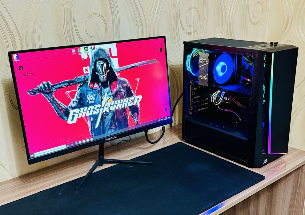 ИГРОВОЙ МОЩНЫЙ КОМПЬЮТЕР 3070Ti с монитором 180гц