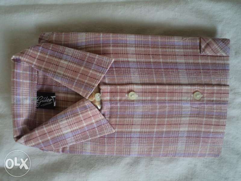 Риза мъжка, нова, кенар.