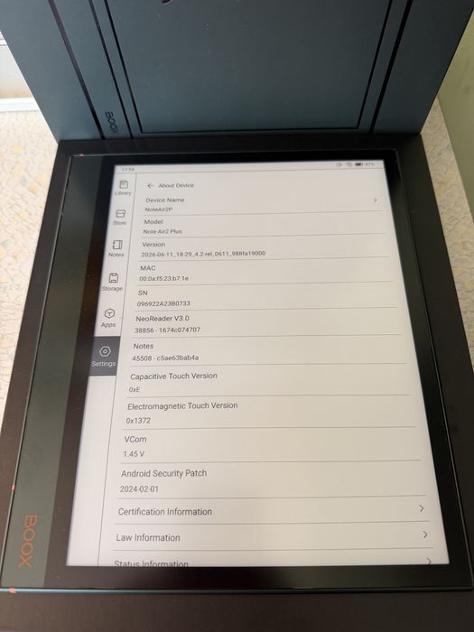 Boox Note Air2 Plus