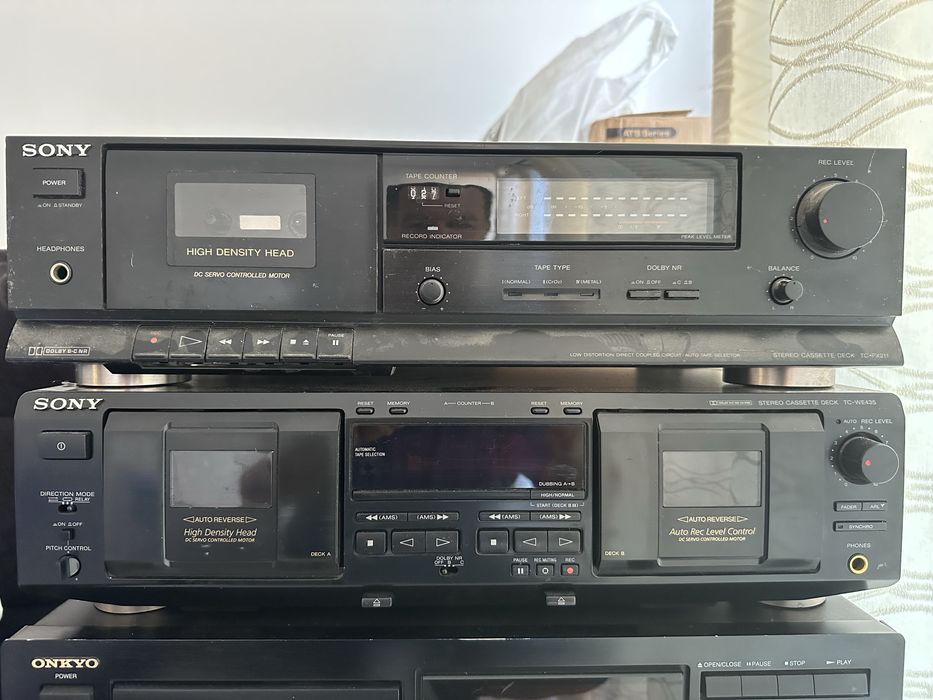 Amplificatoare, deck-uri Sony, Denon, Yamaha, Dual, Onkyo