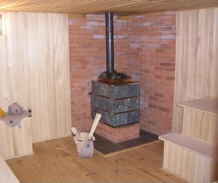 Ремонт печи дома в бане