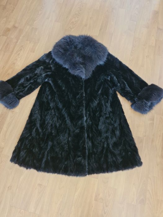 Palton din blana  naturala L-XL