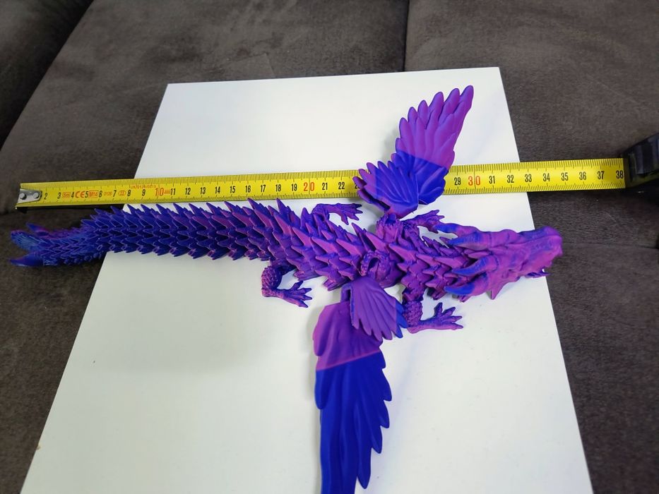 Dragon articulat cu aripi printat 3D