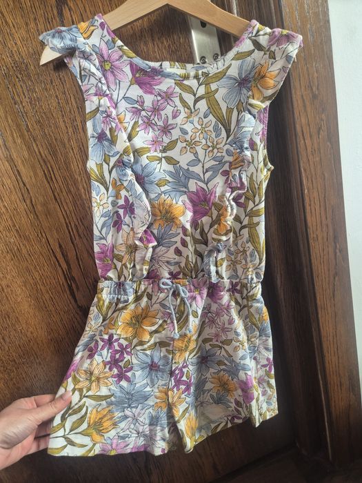 Set rochie si salopeta copii Next