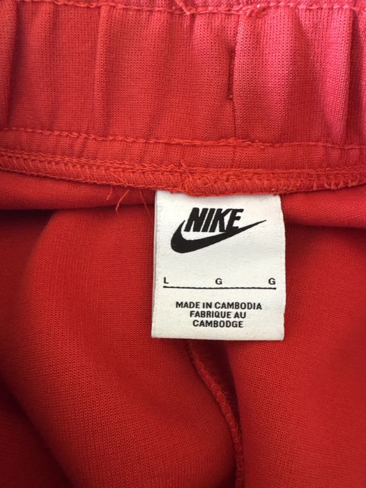 Tech Fleece Red Долнище