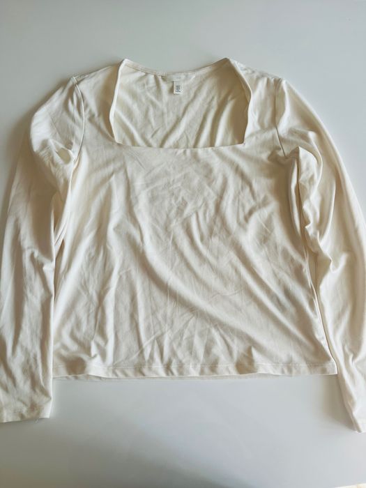Бяла дамска блуза