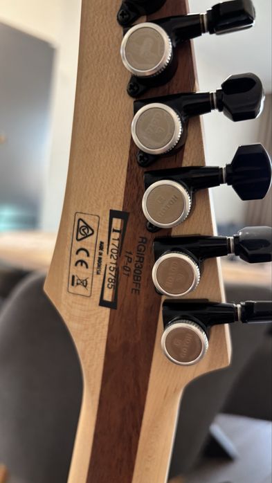 Ibanez iron label rgir30bfe + твърд калъф