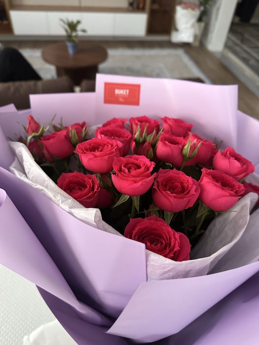 Цветы кустовые розы