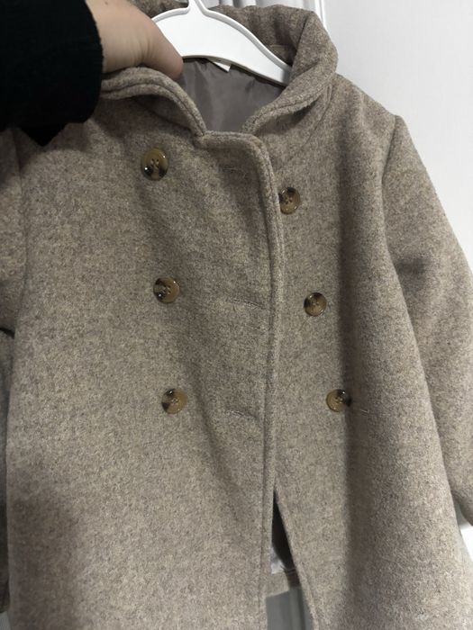 Palton bej H&M 92, ca nou