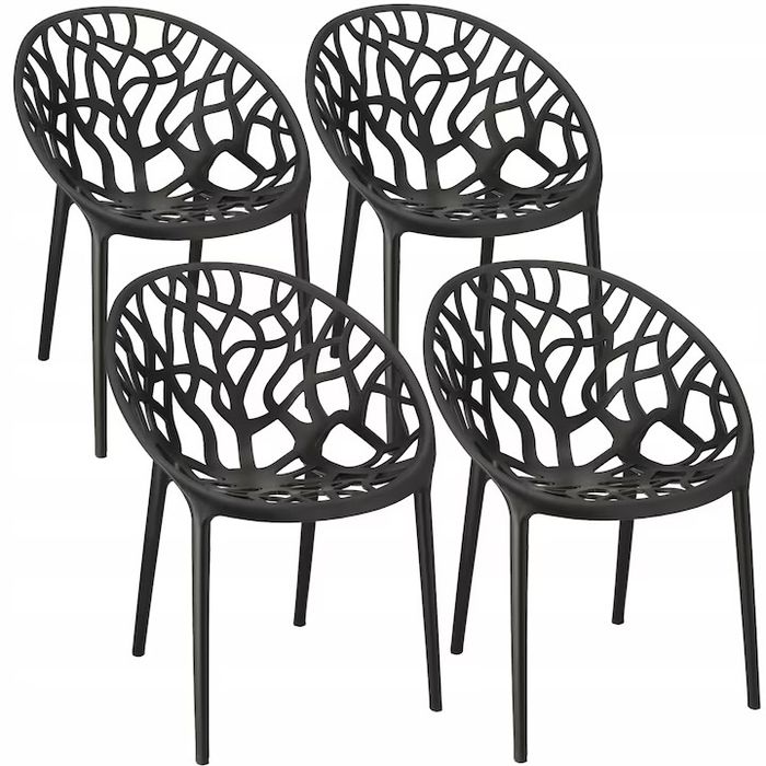 Комплект от 4 нови градински стола