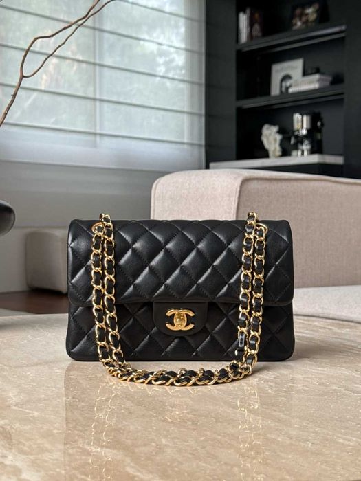 Сумка Chanel Шанель Classic Flap CF23 чёрная