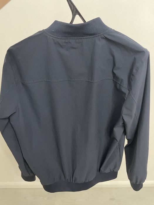 бомбер темно-синий