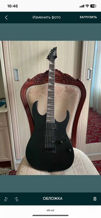 Электрогитара профессиональная IBANEZ
GRG121DX-BKF